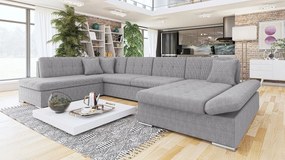 Canapea de colț Calla (D) U (gri). Promo -17%. 1070379