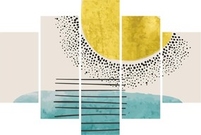 Tablou - pictură abstractă de plajă N⁰2 (150x105 cm)