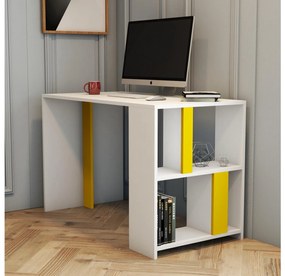 Masă PC Limba (Alb + Galben). 1088797