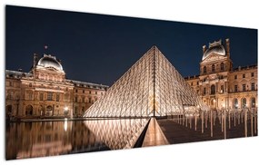 Tablou - Louvre noaptea (120x50 cm)