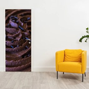 Fototapet pentru ușă - Brișe de ciocolată (95x205cm)