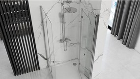 Cabina de dus pliabil Rea Fold N2 Modul 90x90 cm crom