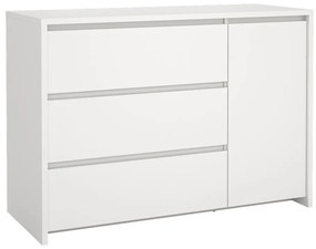 Comodă albă 119x84x48 cm Next – Tvilum