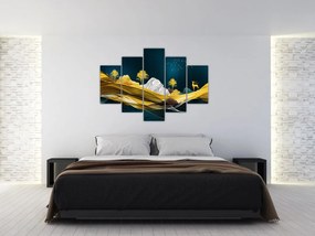 Tablou - Peisaj, cerb (150x105 cm)
