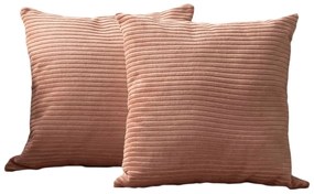 Fețe de pernă 2 buc. din catifea reiată 43x43 cm – Mioli Decor
