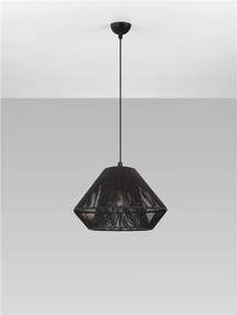 Lustra, Pendul din ratan sintetic pentru exterior Aell negru