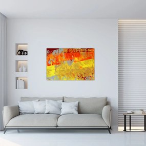 Tablou cu abstracție - pictura (90x60 cm)