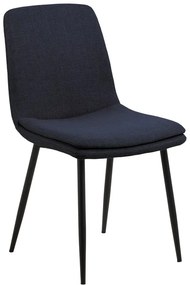 Scaun de dining albastru închis Becca – Actona