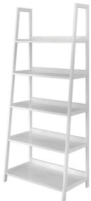 Etajera alb cu 5 rafturi 63x36x149 cm Lemn/MDF