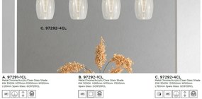 Aplica perete LED design modern Cyclone 97292-1CL SRT
