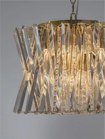 Lustra suspendata, cristale sticla ESTRELLA 43cm