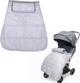 Husa iarna carucior cu prindere universala Kidizi grey