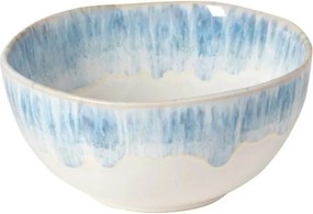 Bol alb-albastru deschis din gresie ø 16 cm Brisa – Costa Nova