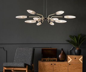 Lustra moderna design minimalist 127cm Ventura MYMOD012CL-12G
