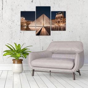 Tablou - Louvre noaptea (90x60 cm)