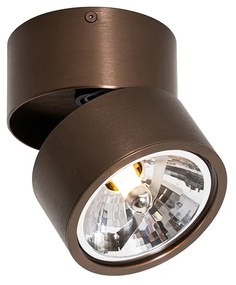 Spotlight modern bronz închis rotund reglabil - Go Nine