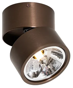 Spotlight modern bronz închis rotund reglabil - Go Nine