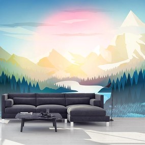 Fototapet - Peisaj montan (147x102 cm)