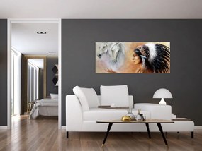 Tablou - Farmecele indienilor (120x50 cm)