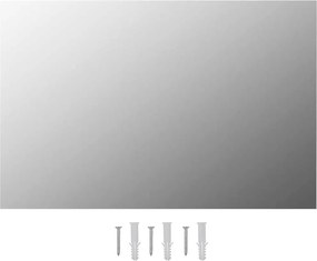 vidaXL Oglindă de perete, 60 x 40 cm, dreptunghiular, sticlă