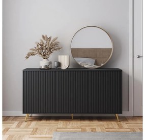 Dulap Biel B2  (negru + auriu). 1098851