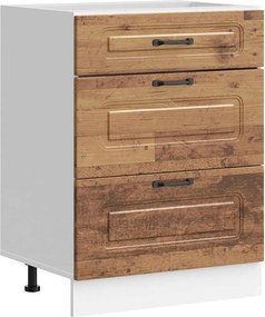 vidaXL Dulap de bază de bucătărie „Kalmar” Lemn vechi lemn prelucrat