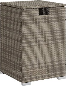 vidaXL Masă mască acoperire rezervor propan gri 40x40x60 cm poliratan