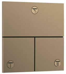 Ventil incastrat bronz periat Hansgrohe ShowerSelect Comfort E 3 functii