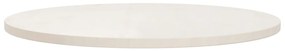 813656 vidaXL Blat de masă, alb, Ø80x2,5 cm, lemn masiv de pin