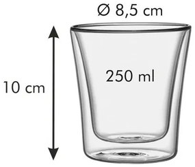 Set 2 pahare termice TescomamyDRINK, 250 ml, M