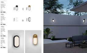 Aplica iluminat exterior IP65 ARROW auriu