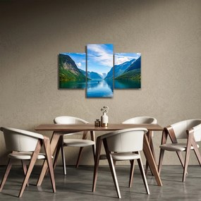 Tablou - Lacul Lovatnet (90x60 cm)