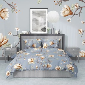 Stanex Lenjerie de pat din bumbac Magnolie aurie,140 x 220 cm, 70 x 90 cm, 140 x 220 cm, 70 x 90 cm