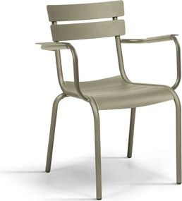 Set 4 scaune TIP FOTOLIU aluminiu -HORECA- h 81 cm - BEJ