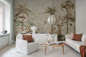 Tapet Magnolia Jungle, Beige, Rebel Walls