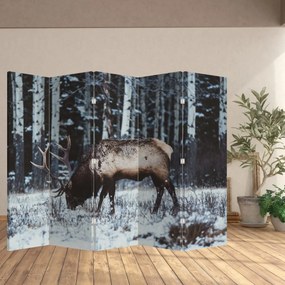 Paravan - Cerbul iarna (210x170 cm)