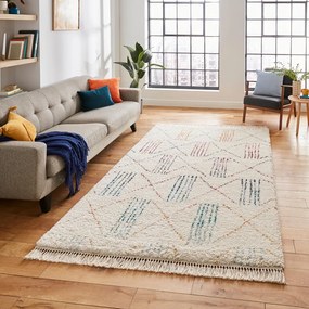 Covor bej 170x120 cm Boho - Think Rugs