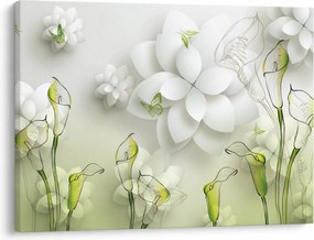Tablou cu flori (70x50 cm)