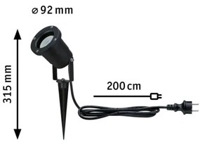 Paulmann 94731 - Lampă LED 4,3W IP65 spot exterior 230V