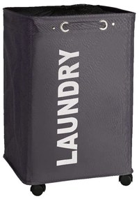 Coș de rufe Wenko Quadro, gri, 79,2 l