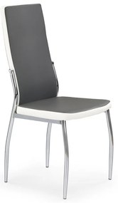 Scaun de bucaterie Emile, gri/argintiu