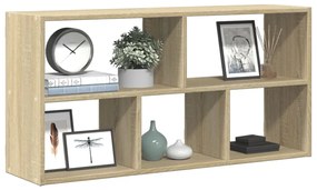 vidaXL Raft de perete, stejar sonoma, 100x25x50 cm, lemn prelucrat