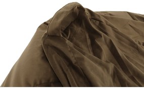Fotoliu tip sac, material textil gri-maro TAUPE, TRIKALO