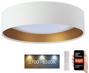 Plafonieră LED dimabilă SMART GALAXY LED/36W/230V Wi-Fi Tuya albă/aurie + telecomandă