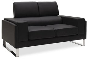 Set 2 canapele cu 2 locuri Shea Pako World Negru 198x80x87 cm