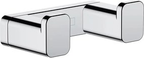Cuier dublu Hansgrohe AddStoris crom lucios