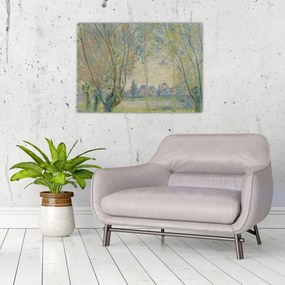 Tablou - Claude Monet, Woman Seated under the Willows, reproducere (70x50 cm)