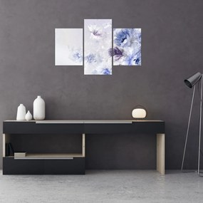 Tablou - Flori,pictură texturată (90x60 cm)