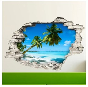 Autocolant Ambiance Landscape at a Beach, 60 x 90 cm