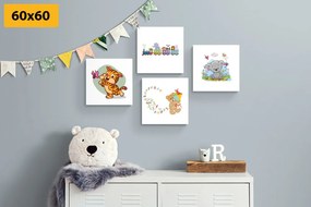 Set tablouri animăluțe colorate